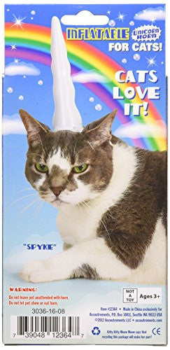 Accoutrements Inflatable Unicorn Horn for Cats -  - ravn (1)