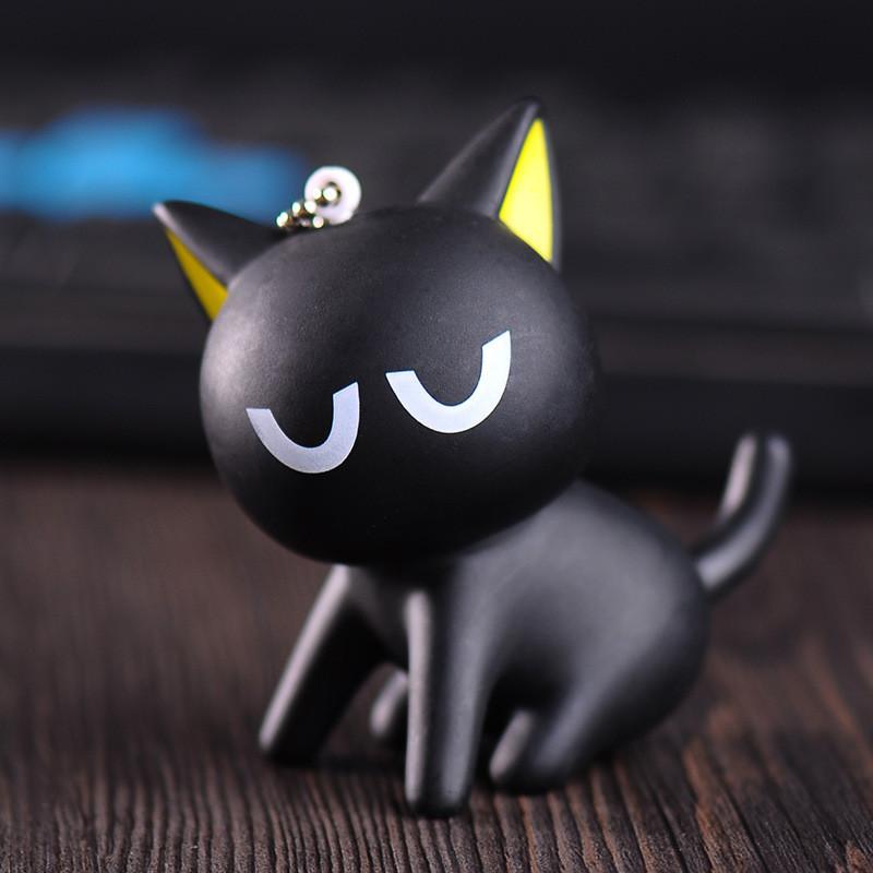 Black Cat Keychain - Bag - ravn (10)