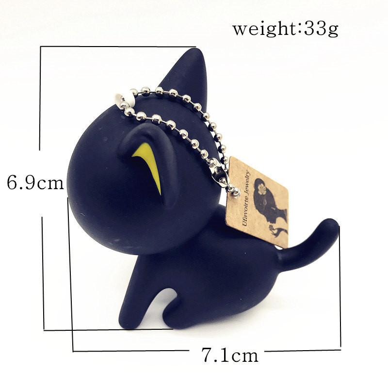 Black Cat Keychain - Bag - ravn (12)