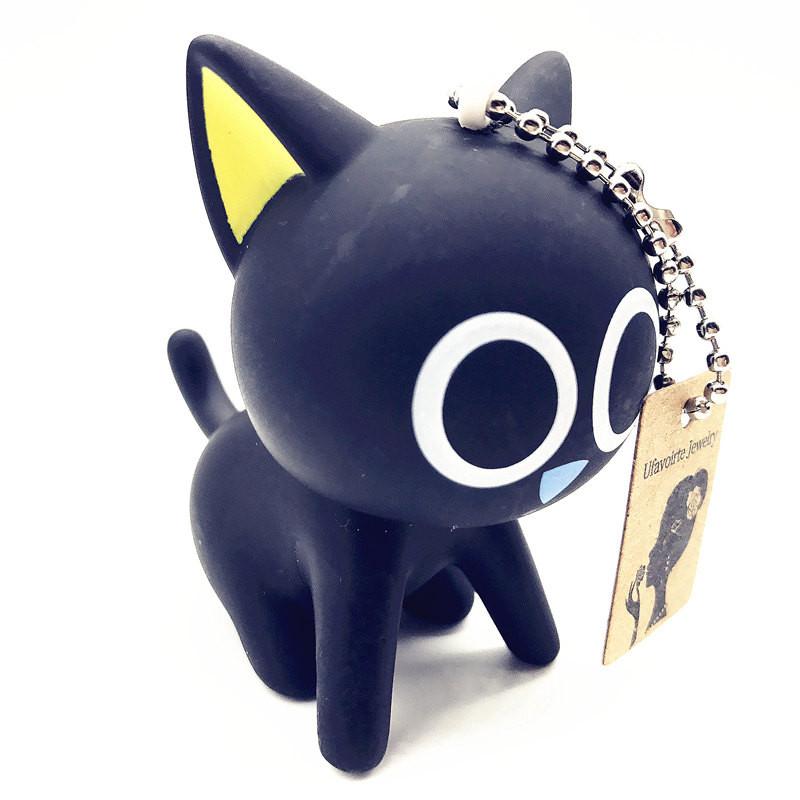 Black Cat Keychain - Bag - ravn