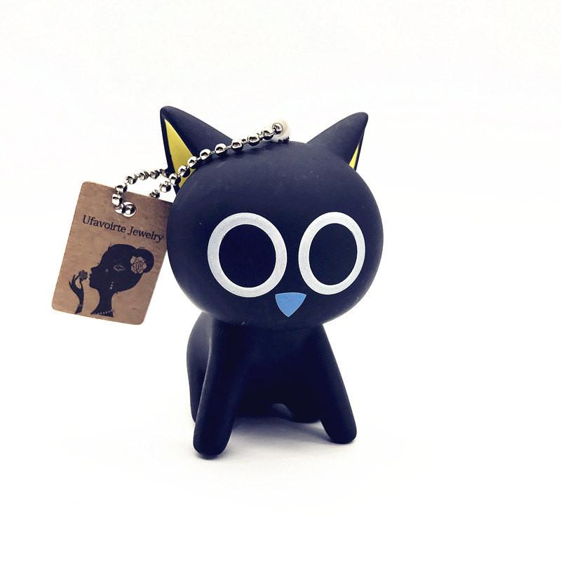 Black Cat Keychain - Bag - ravn