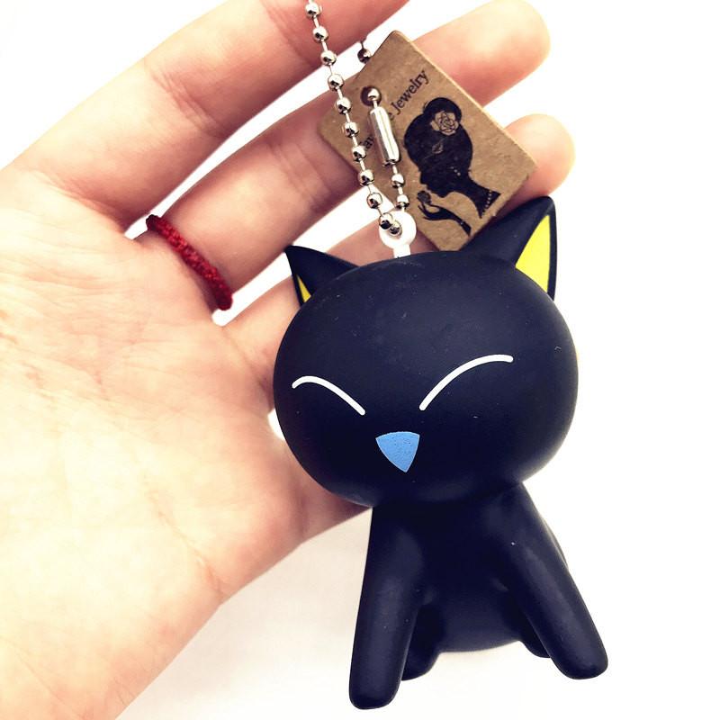 Black Cat Keychain - Bag - ravn