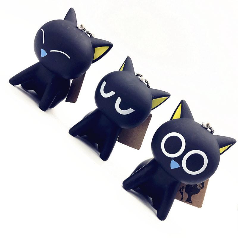 Black Cat Keychain - Bag - ravn