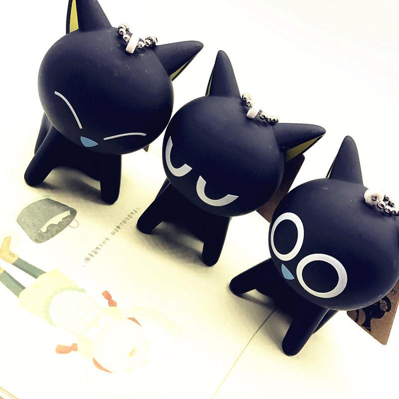 Black Cat Keychain - Bag - ravn