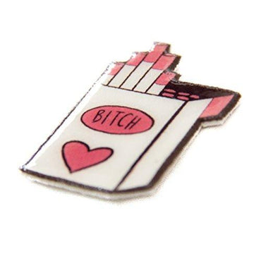 "B*tch" Pink Cigarette Carton Pin - Pin - ravn