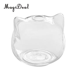 Cat Shaped Clear Glass Vase - Garden - ravn