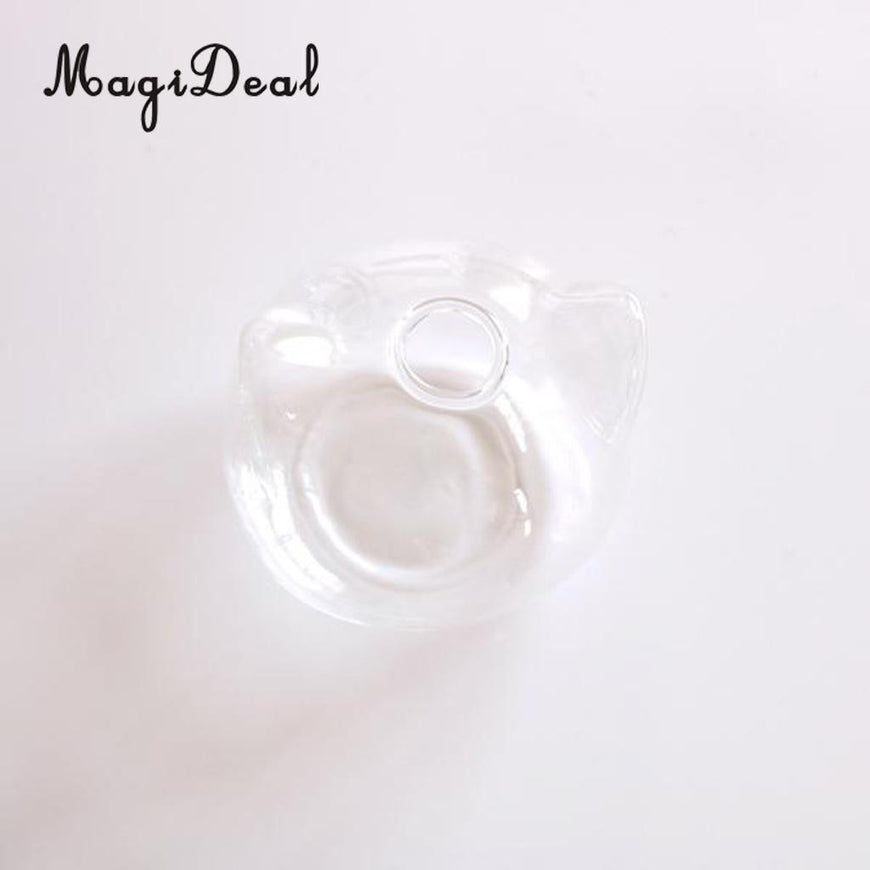 Cat Shaped Clear Glass Vase - Garden - ravn (4)