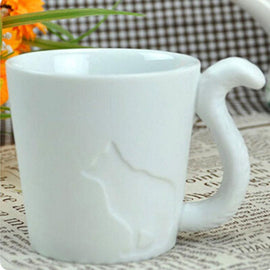 Ceramic Candlestick Cat Mug - Mug - ravn
