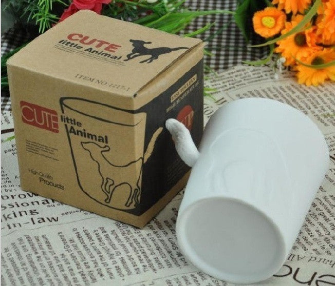 Ceramic Candlestick Cat Mug - Mug - ravn