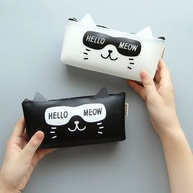 Hello Meow Cat Pencil Case - Bag - ravn
