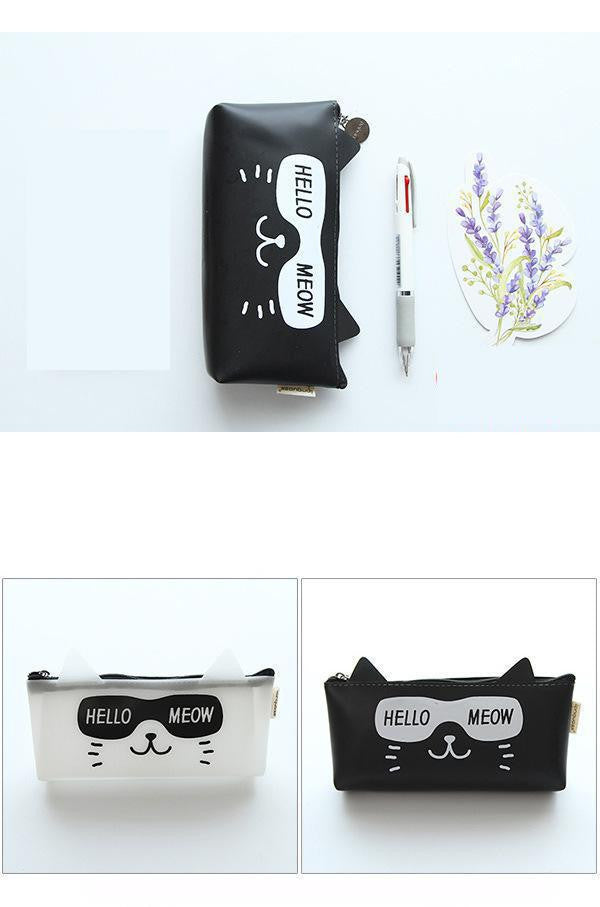 Hello Meow Cat Pencil Case - Bag - ravn
