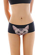 Lucky2Buy Women's 3D Printed Sexy Pussycat Seamless Briefs Anti-exposure Underwear Hipster Pants Briefs Underpants(Black) -  - ravn