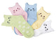 Maiwa Cotton Novelty Cats Seamless Girls Kids Socks 5 Pack (2-4 Years/14-16cm) -  - ravn