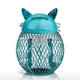 Metal Blue Cat Piggy Bank - Money Bank - ravn