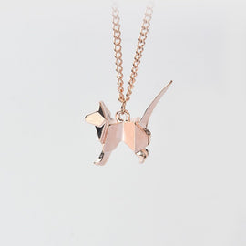 Origami Cat Necklace - Necklace - ravn
