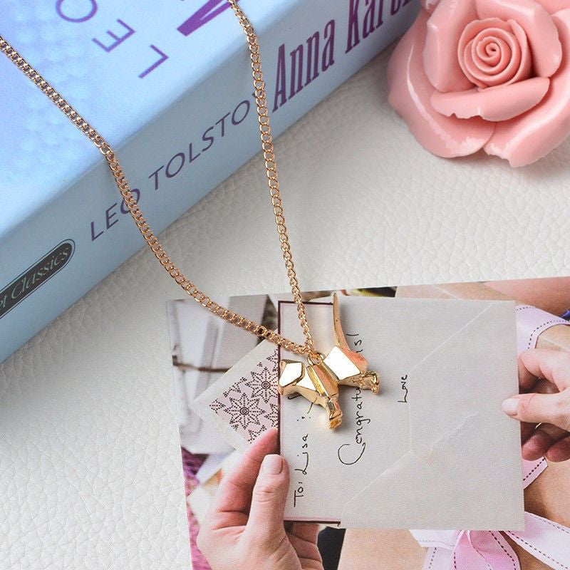 Origami Cat Necklace - Necklace - ravn (6)
