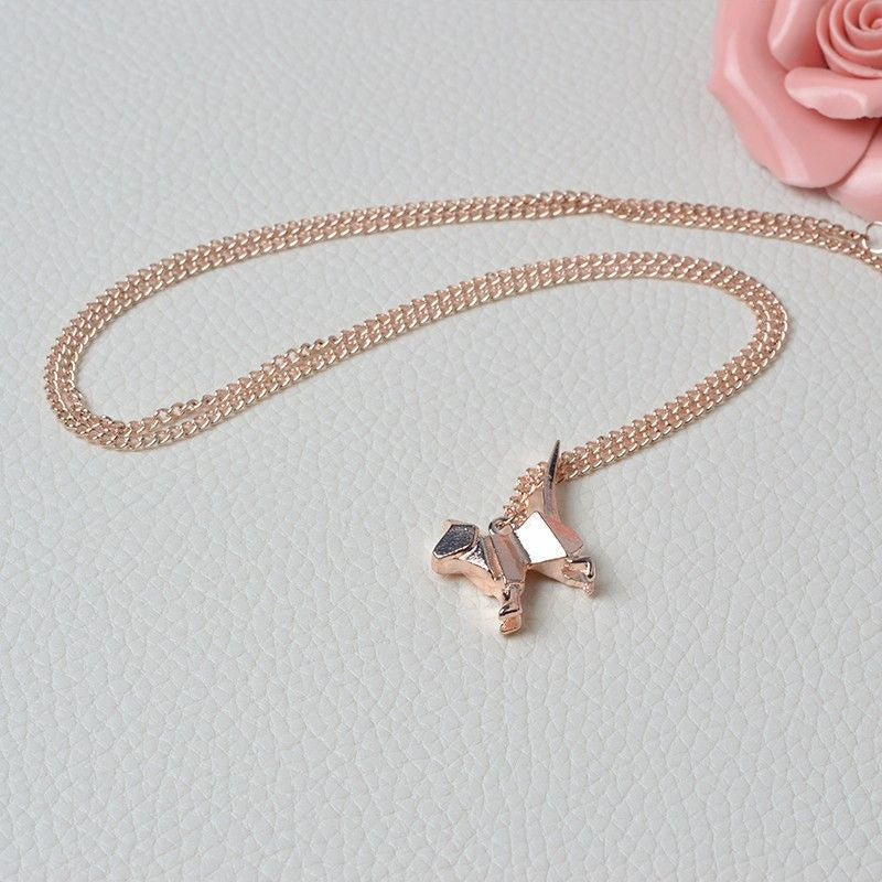 Origami Cat Necklace - Necklace - ravn (7)