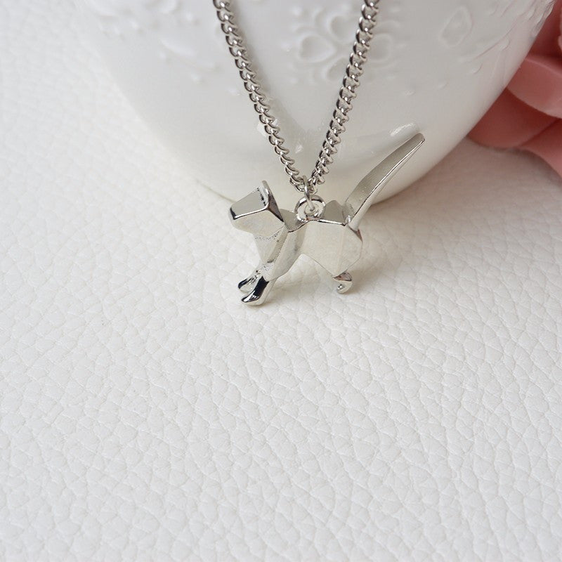 Origami Cat Necklace - Necklace - ravn (8)