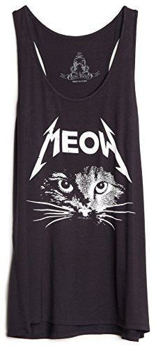 Ragstock Women's Graphic Tank Top (Medium, Black) -  - ravn