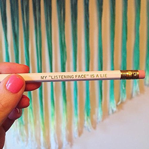 SHUT UP Feminist Anti-Mansplaining Pencil Set - Pen - ravn