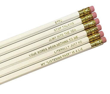 SHUT UP Feminist Anti-Mansplaining Pencil Set - Pen - ravn