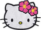 Sanrio Hello Kitty Iron On Patch - Head Cat Applique -  - ravn