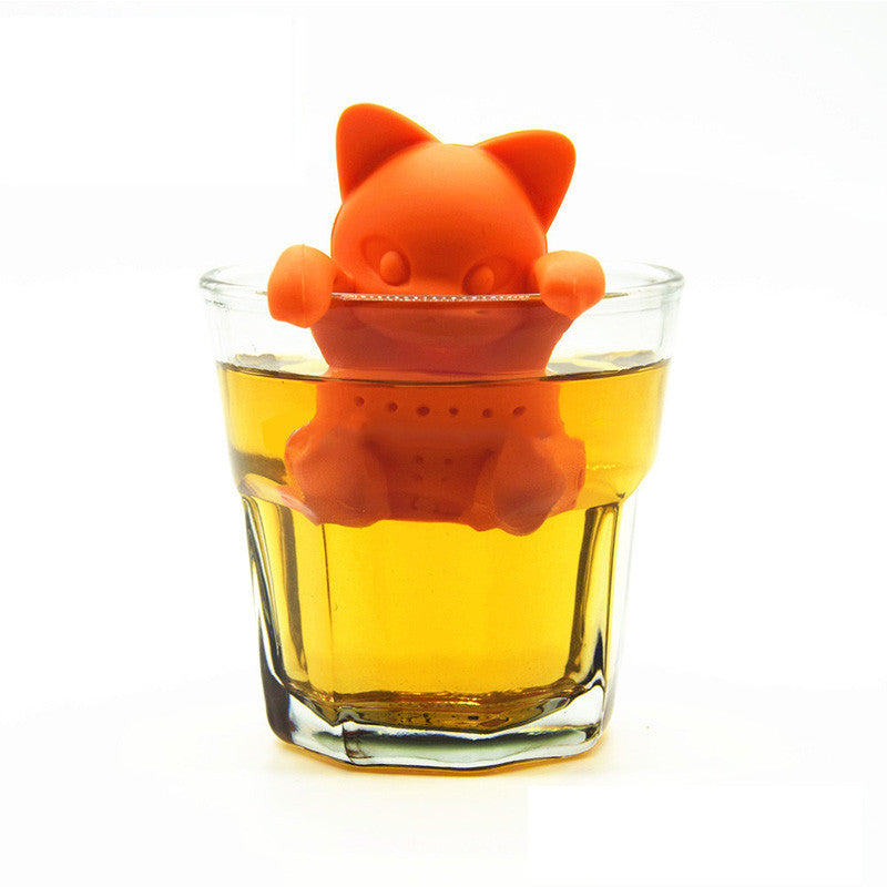 Silicone Cat Tea Infuser - Kitchen - ravn (1)