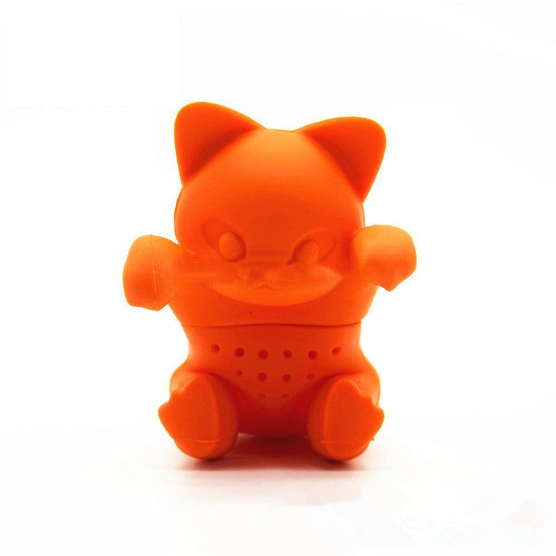 Silicone Cat Tea Infuser - Kitchen - ravn (4)
