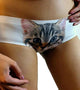 The Victory of Cupit Smooth and Flawless Cat Printing of Sexy Fashion Underwear (L-XL, yellow) -  - ravn
