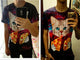 Uideazone men's Galaxy Cat Eat Pizza Short Sleeve T-shirt Tee Tops,cat3,Asia L= US M -  - ravn