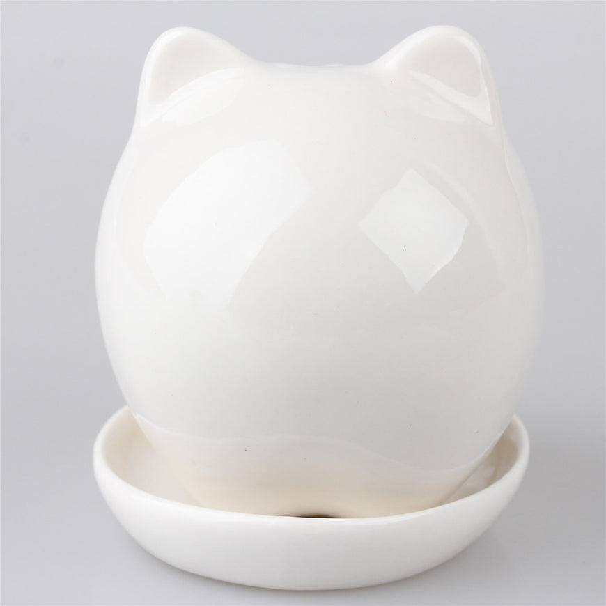 Cat Ceramic Flower Pot - Garden - ravn (9)