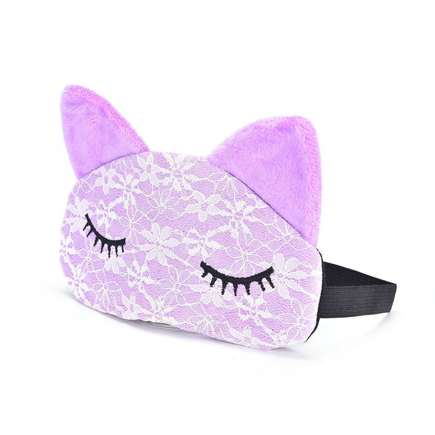Cat Eye Sleeping Mask with Lace - Eye Mask - ravn (3)