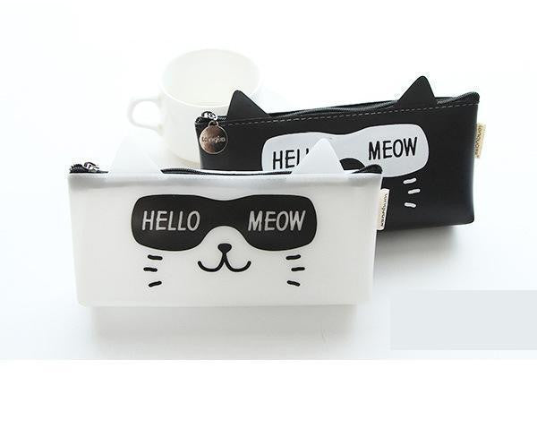 Hello Meow Cat Pencil Case - Bag - ravn