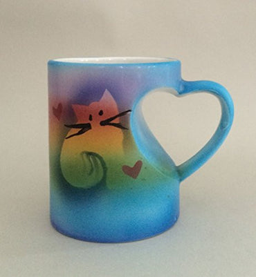 KITTYCAT Heart-handle Mug -  - ravn