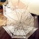 Lace Cat Footprints Transparent Umbrella - Umbrella - ravn