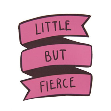 "Little But Fierce" Shakespeare Quote Sticker - Sticker - ravn