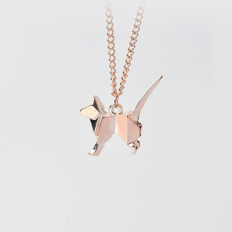 Origami Cat Necklace - Necklace - ravn