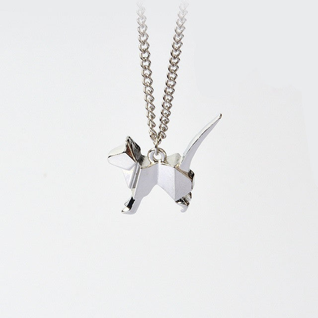Origami Cat Necklace - Necklace - ravn (3)